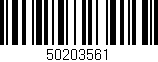 Código de barras (EAN, GTIN, SKU, ISBN): '50203561'