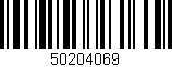 Código de barras (EAN, GTIN, SKU, ISBN): '50204069'