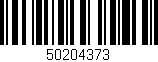 Código de barras (EAN, GTIN, SKU, ISBN): '50204373'