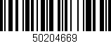 Código de barras (EAN, GTIN, SKU, ISBN): '50204669'