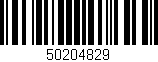 Código de barras (EAN, GTIN, SKU, ISBN): '50204829'