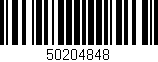 Código de barras (EAN, GTIN, SKU, ISBN): '50204848'