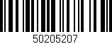 Código de barras (EAN, GTIN, SKU, ISBN): '50205207'