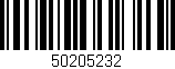 Código de barras (EAN, GTIN, SKU, ISBN): '50205232'