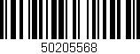 Código de barras (EAN, GTIN, SKU, ISBN): '50205568'