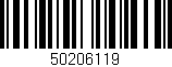 Código de barras (EAN, GTIN, SKU, ISBN): '50206119'