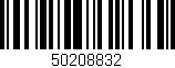 Código de barras (EAN, GTIN, SKU, ISBN): '50208832'