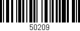 Código de barras (EAN, GTIN, SKU, ISBN): '50209'