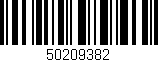 Código de barras (EAN, GTIN, SKU, ISBN): '50209382'