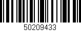 Código de barras (EAN, GTIN, SKU, ISBN): '50209433'