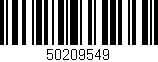 Código de barras (EAN, GTIN, SKU, ISBN): '50209549'