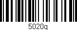 Código de barras (EAN, GTIN, SKU, ISBN): '5020g'