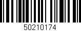 Código de barras (EAN, GTIN, SKU, ISBN): '50210174'