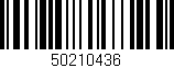 Código de barras (EAN, GTIN, SKU, ISBN): '50210436'