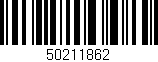 Código de barras (EAN, GTIN, SKU, ISBN): '50211862'