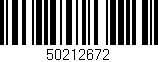 Código de barras (EAN, GTIN, SKU, ISBN): '50212672'