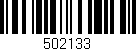 Código de barras (EAN, GTIN, SKU, ISBN): '502133'
