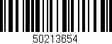 Código de barras (EAN, GTIN, SKU, ISBN): '50213654'