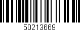Código de barras (EAN, GTIN, SKU, ISBN): '50213669'