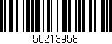 Código de barras (EAN, GTIN, SKU, ISBN): '50213958'