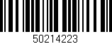 Código de barras (EAN, GTIN, SKU, ISBN): '50214223'
