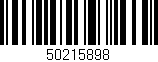 Código de barras (EAN, GTIN, SKU, ISBN): '50215898'