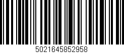 Código de barras (EAN, GTIN, SKU, ISBN): '5021645852958'