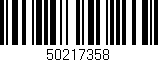 Código de barras (EAN, GTIN, SKU, ISBN): '50217358'