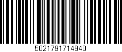 Código de barras (EAN, GTIN, SKU, ISBN): '5021791714940'
