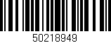 Código de barras (EAN, GTIN, SKU, ISBN): '50218949'