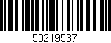 Código de barras (EAN, GTIN, SKU, ISBN): '50219537'