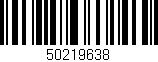 Código de barras (EAN, GTIN, SKU, ISBN): '50219638'
