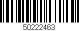 Código de barras (EAN, GTIN, SKU, ISBN): '50222463'