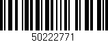 Código de barras (EAN, GTIN, SKU, ISBN): '50222771'