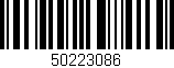 Código de barras (EAN, GTIN, SKU, ISBN): '50223086'