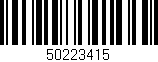 Código de barras (EAN, GTIN, SKU, ISBN): '50223415'