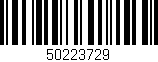 Código de barras (EAN, GTIN, SKU, ISBN): '50223729'