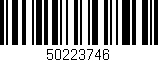 Código de barras (EAN, GTIN, SKU, ISBN): '50223746'