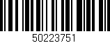Código de barras (EAN, GTIN, SKU, ISBN): '50223751'