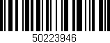 Código de barras (EAN, GTIN, SKU, ISBN): '50223946'