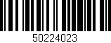 Código de barras (EAN, GTIN, SKU, ISBN): '50224023'