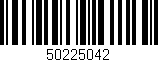 Código de barras (EAN, GTIN, SKU, ISBN): '50225042'