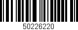 Código de barras (EAN, GTIN, SKU, ISBN): '50226220'