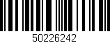 Código de barras (EAN, GTIN, SKU, ISBN): '50226242'