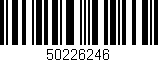 Código de barras (EAN, GTIN, SKU, ISBN): '50226246'