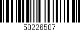 Código de barras (EAN, GTIN, SKU, ISBN): '50226507'
