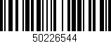 Código de barras (EAN, GTIN, SKU, ISBN): '50226544'