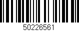 Código de barras (EAN, GTIN, SKU, ISBN): '50226561'