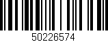 Código de barras (EAN, GTIN, SKU, ISBN): '50226574'