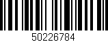 Código de barras (EAN, GTIN, SKU, ISBN): '50226784'